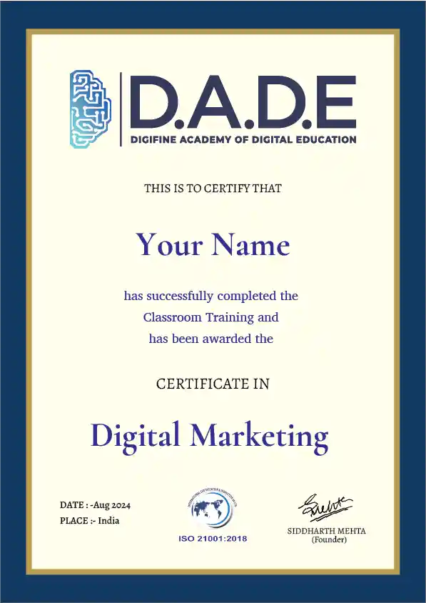 Digital Marketing Certification